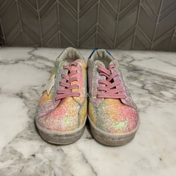 $22 ADD ON Lola and the Boys Shoes sequin shoes 9.5c H&M Jamie Kay Zara - Picture 2 of 4